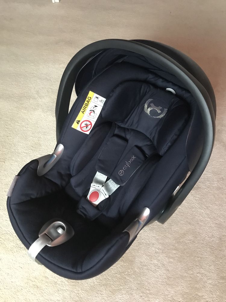 Fotelik nosidełko Cybex Aton Q i-Size Midnight Blue 0-13 kg do 18 m.