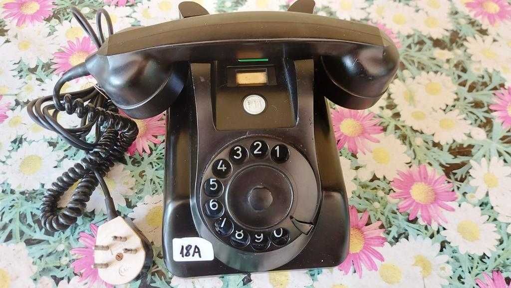 Stary telefon Tarczowy PTT bakelit nr 18A