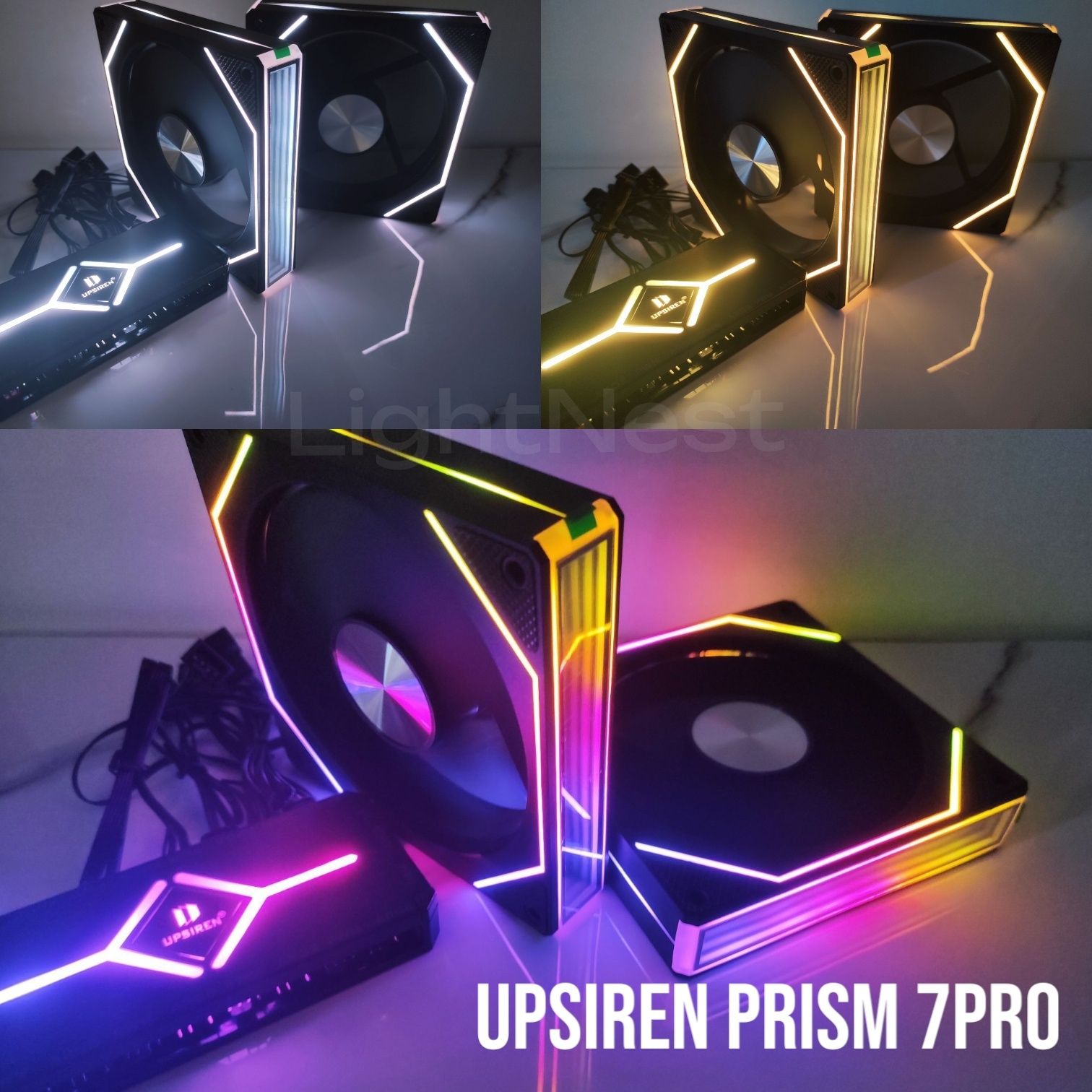 Кулер PRISM 7 pro ARGB корпусний вентилятор