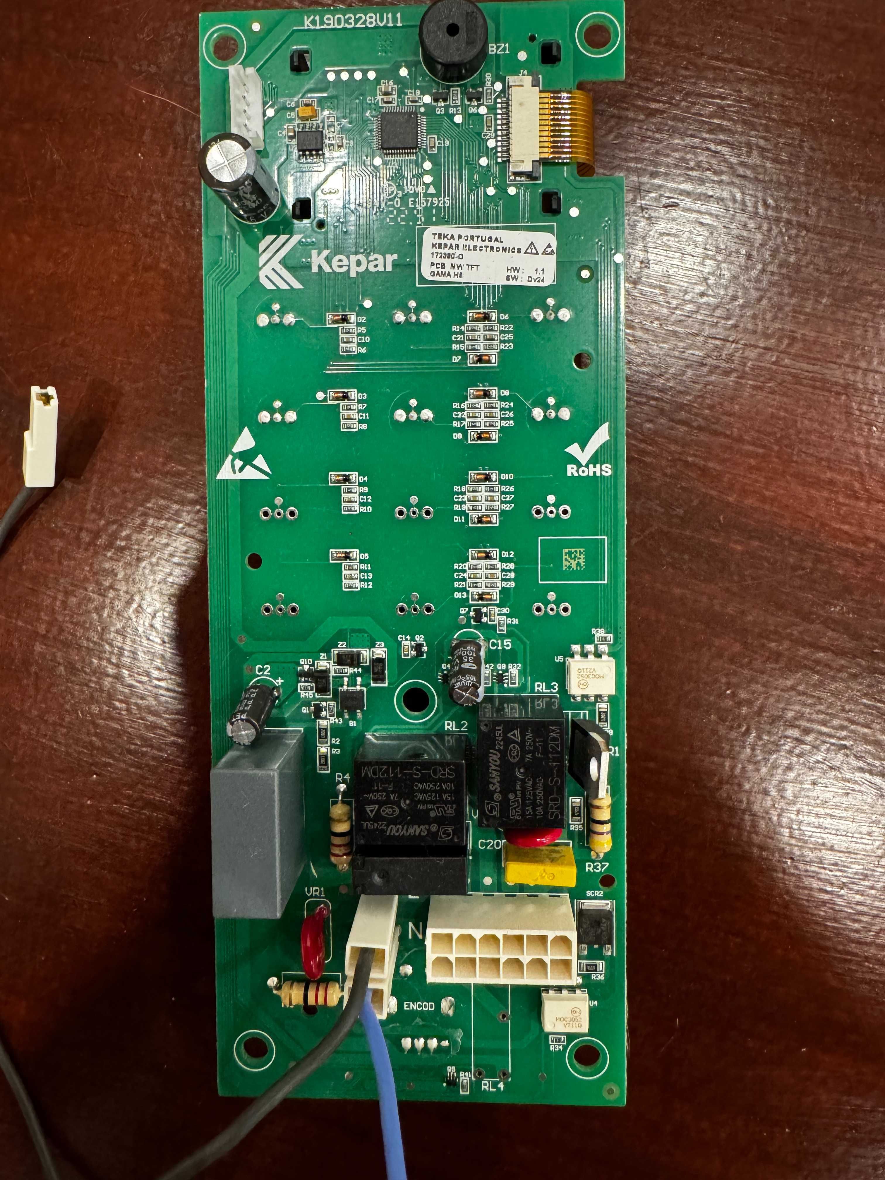 Placa Elétrica | CIRCUITO micro-ondas Teka 172390SAT