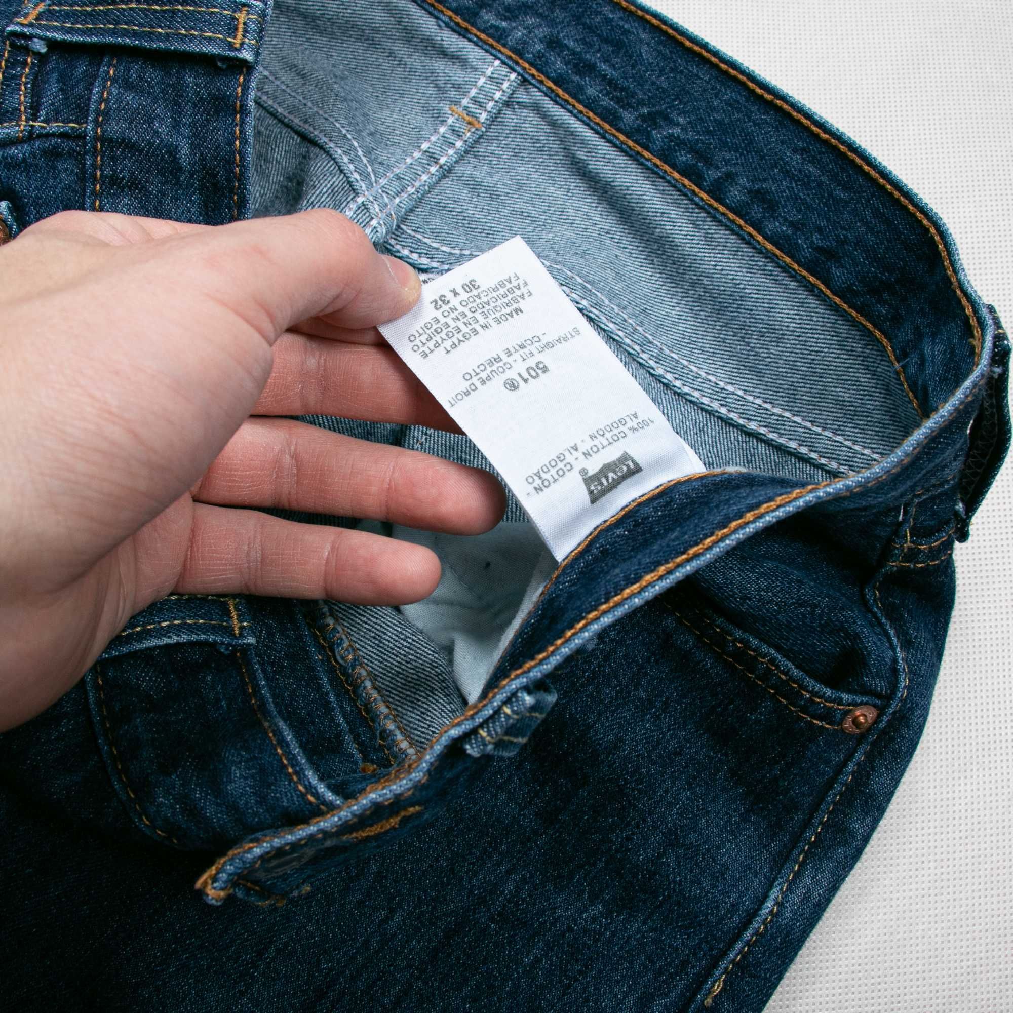 Levis 501 30/32us spodnie jeansowe proste