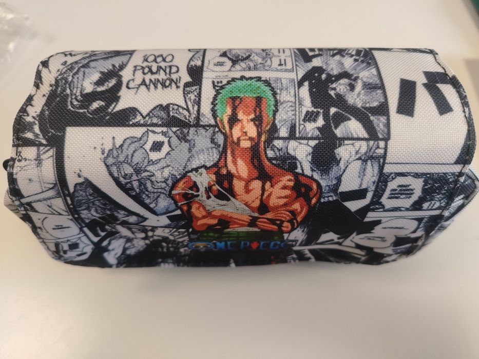 ONE PIECE anime klasyczny piórnik dwukomorowy  saszetka duży