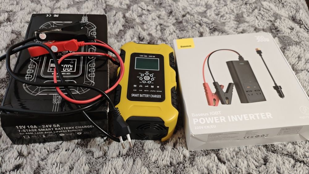 Акумулятор EXIDE PREMIUM 95A (EA955) + новий інвертор + смарт-зарядка