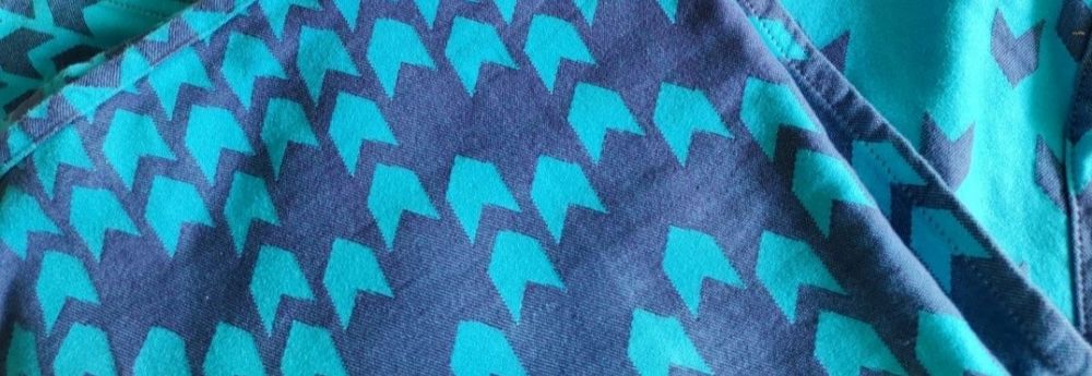 Kenhuru Sling Shevron Blue Team Wrap chusta do noszenia dzieci 3,6