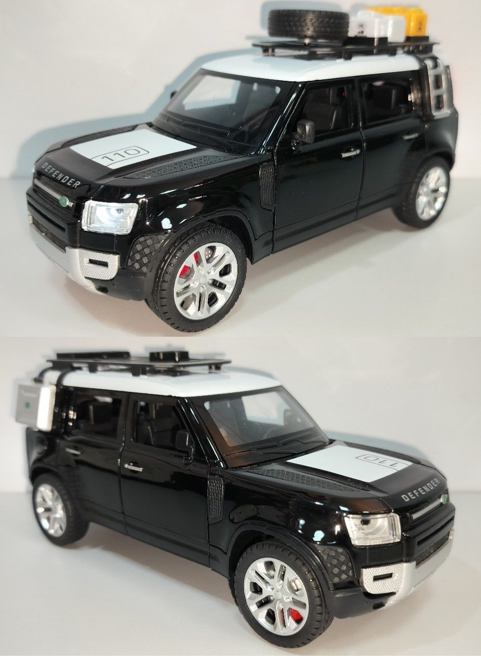 Range Rover Land Rover Defender 110 модель 1:24 CHE ZHI звук и све