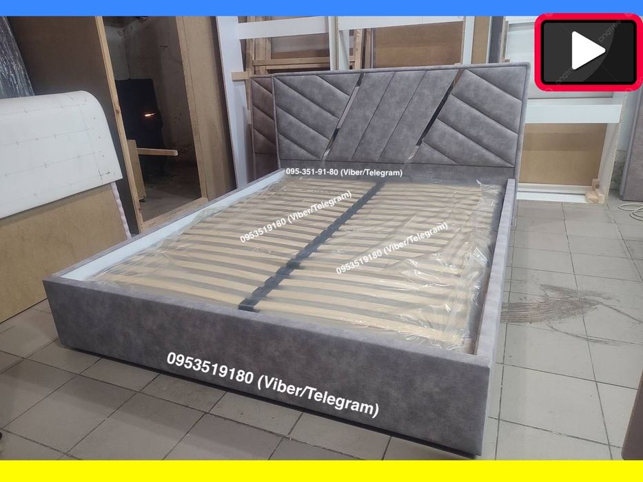 М’яке ліжко з підйомним механізмом Односпальне Полуторне Двоспальне