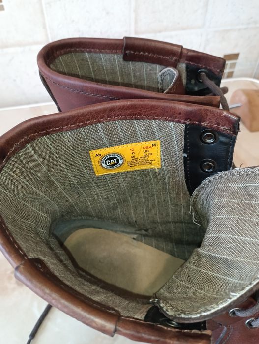 Идеальные Ботинки Caterpillar 45-45,5 11UK Широкие Винтаж Goodyer Welt