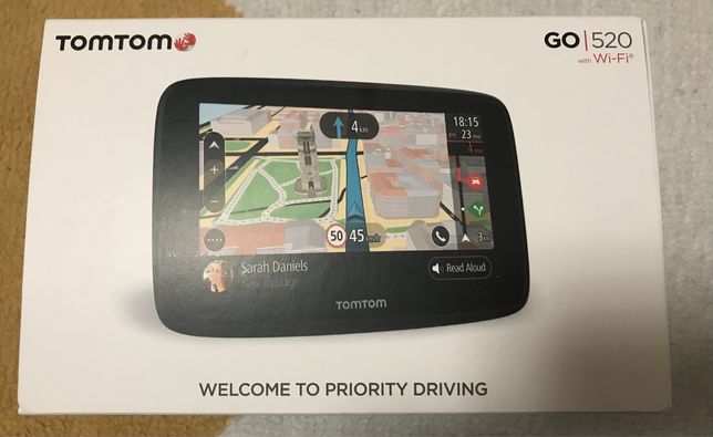 Nawigacja TOMTOM GO 520 z Wi-Fi, 5”/13 cm ekran dotykowy