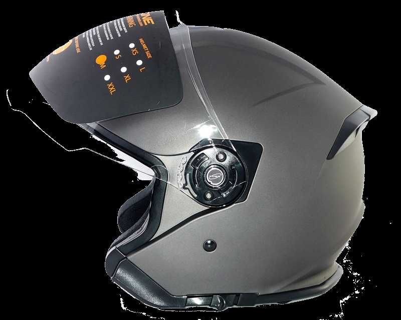 Kask z blędą, Otwarty, Orginie Palio Grafitowy - WYSYŁKA 10PLN