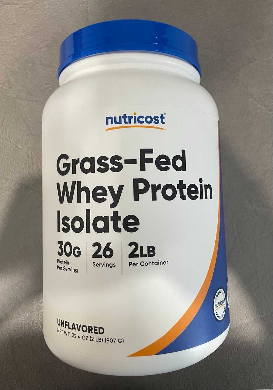 Протеїн | Ізолят сироваткового протеїну Nutricost 907 г