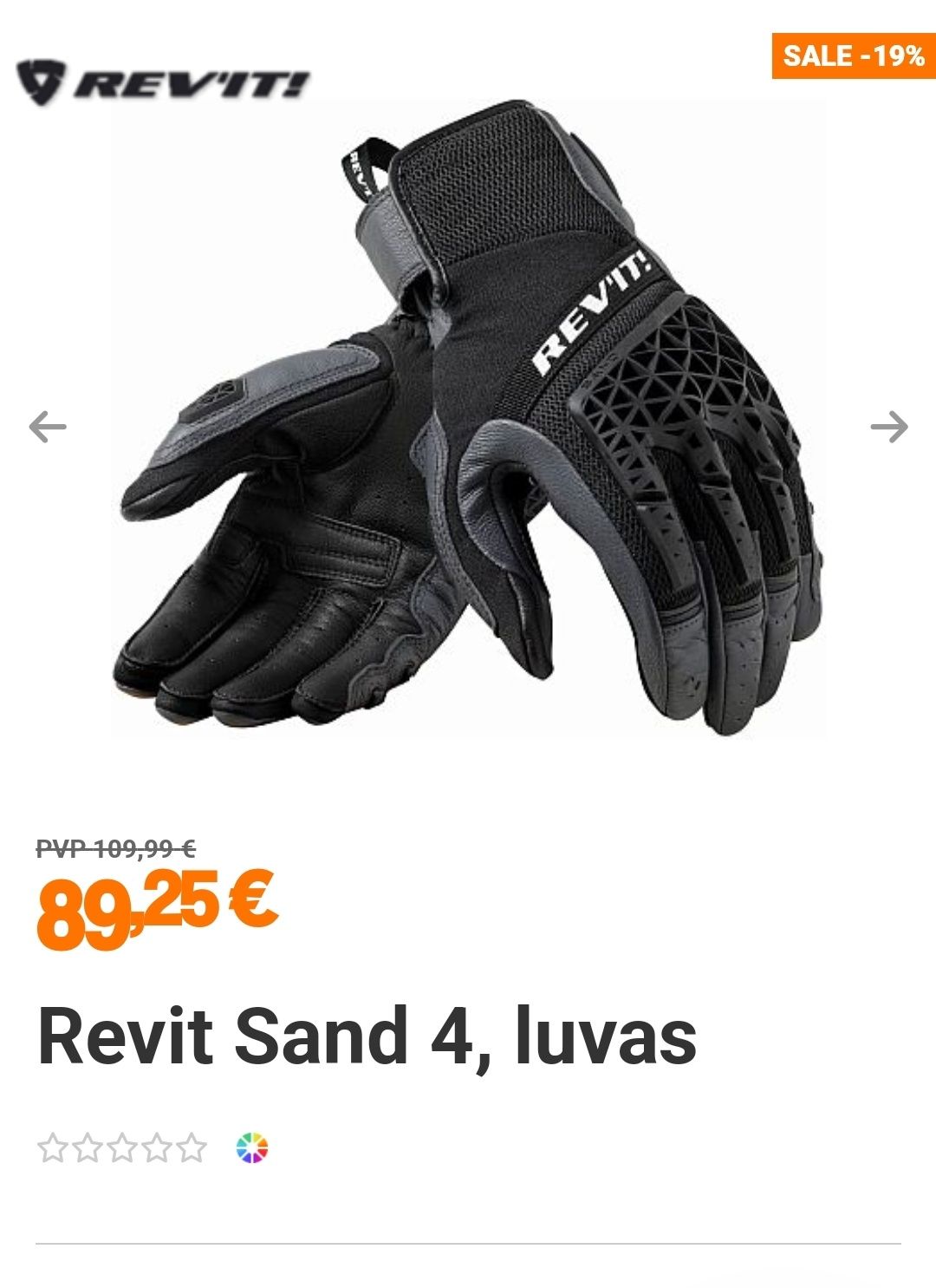 Luvas REVIT
Sand 4 Black