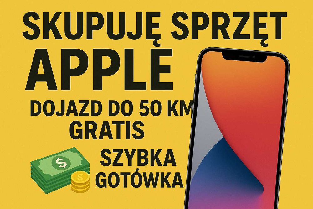 Skup iphone!! 24/7 | Gotówka w ten sam dzień!! | *Dojazd 50km GRATIS!
