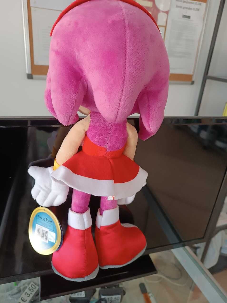 Novidade:Peluche Amy Rose Modern - Sonic2 41cm