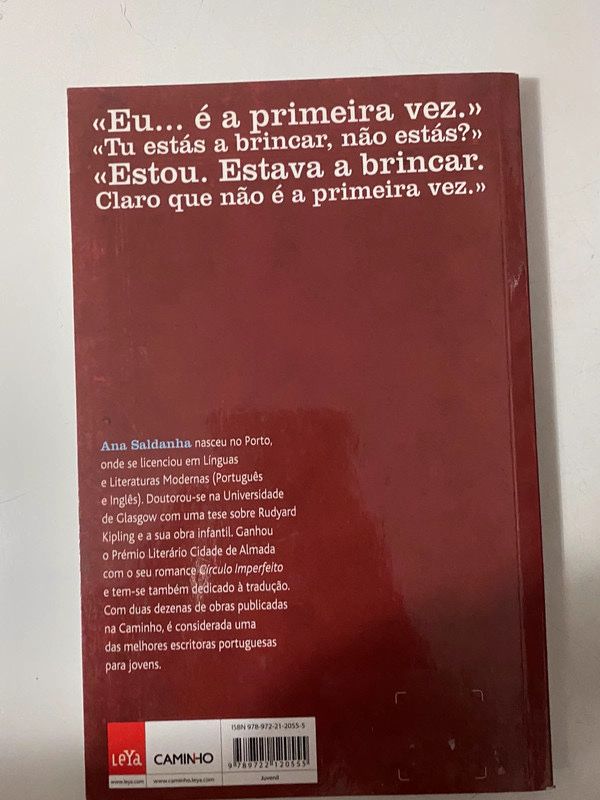 Livro "Para Maiores de Dezasseis"