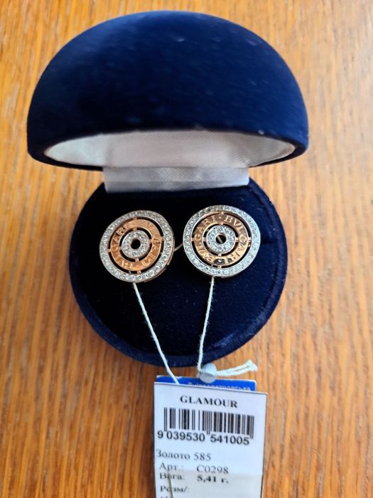 Продам серьги Bulgari