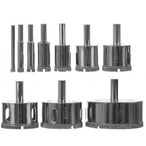 Otwornice diamentowe- zestaw 10szt.