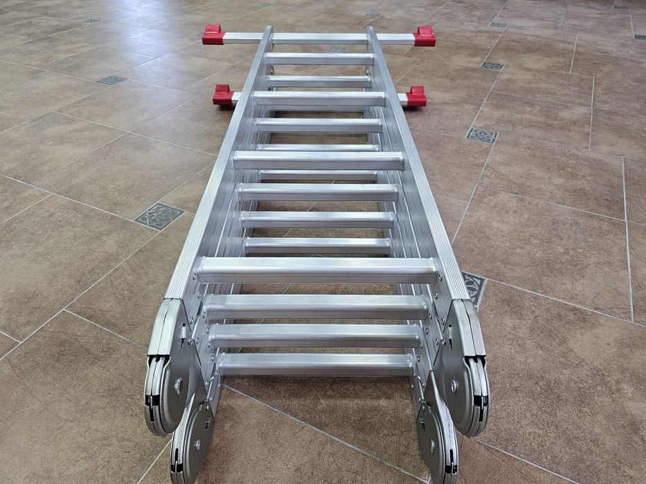 Драбина Трансформер 4х4 4,7м Алюмінієва Великі Замки / Стремянка Нова