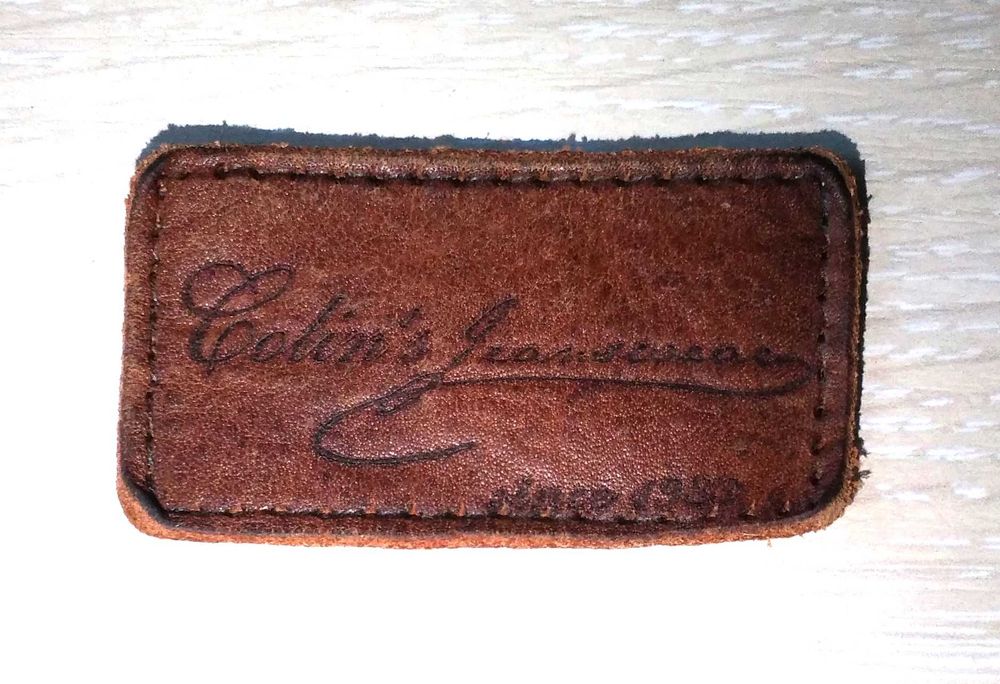 Лейблы / ярлыки бренда Colin's / Колинз на джинсы / юбку / сумку, кожа