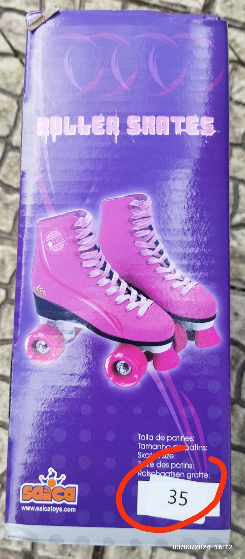 Patins de menina