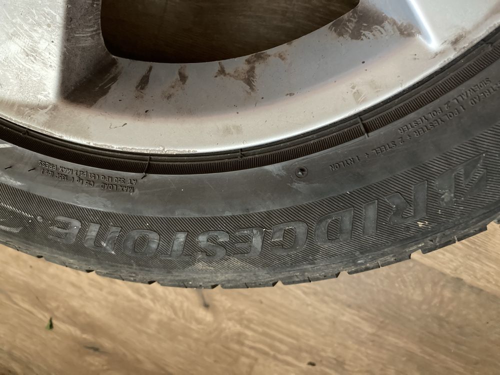 Колеса : диск + шина mazda 3 оригінальні r16 55/205 bridgestone