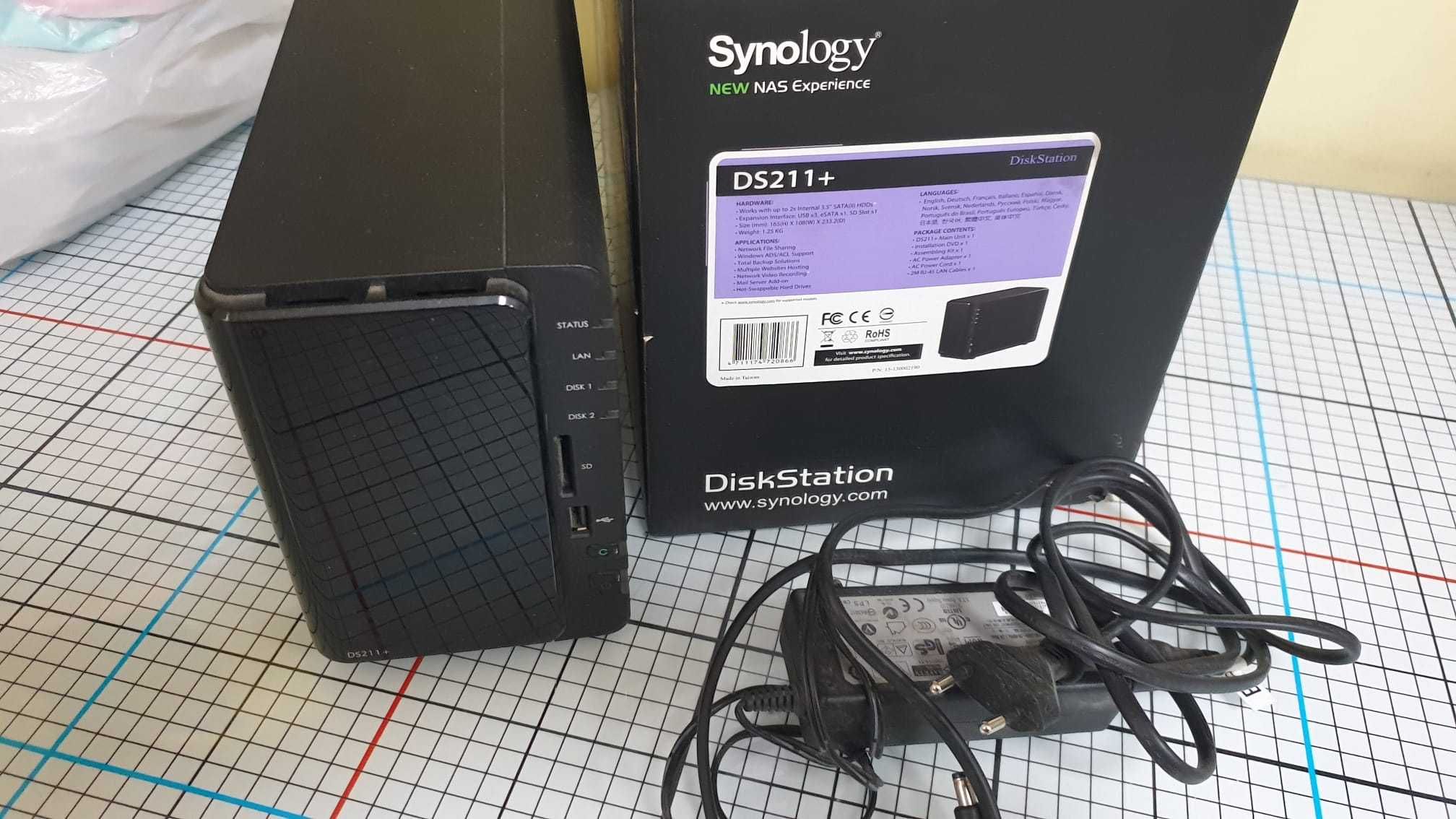 Synology DS211+ serwer sieciowy