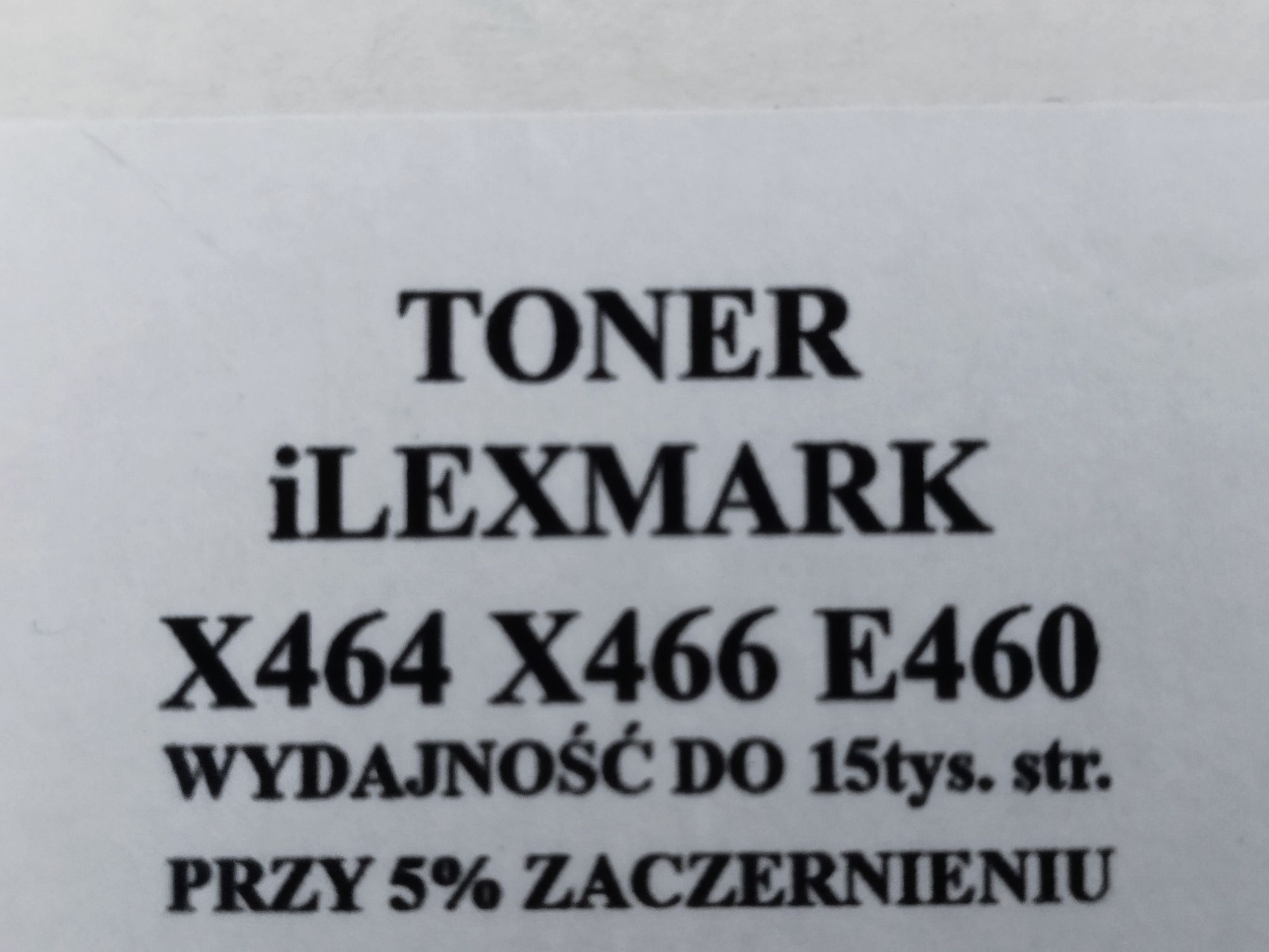 Toner Lexmark X464 X466 E460