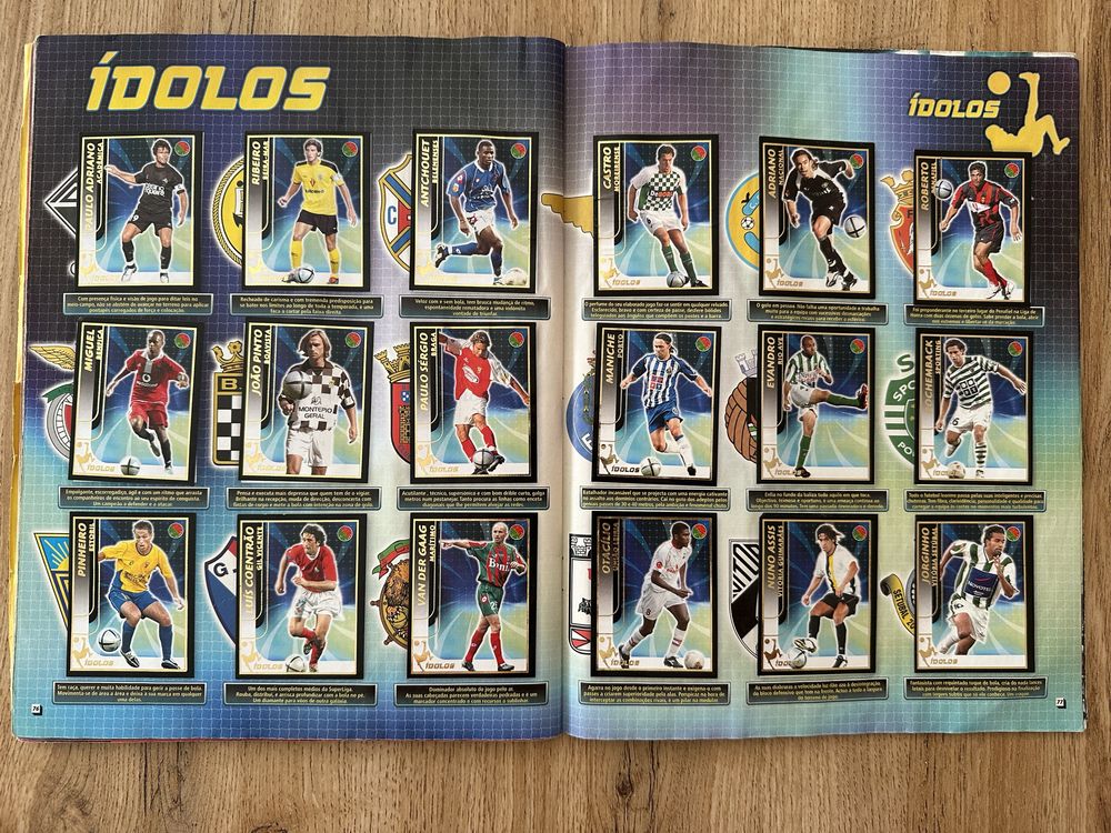 Caderneta liga portugal 2004/05 completa