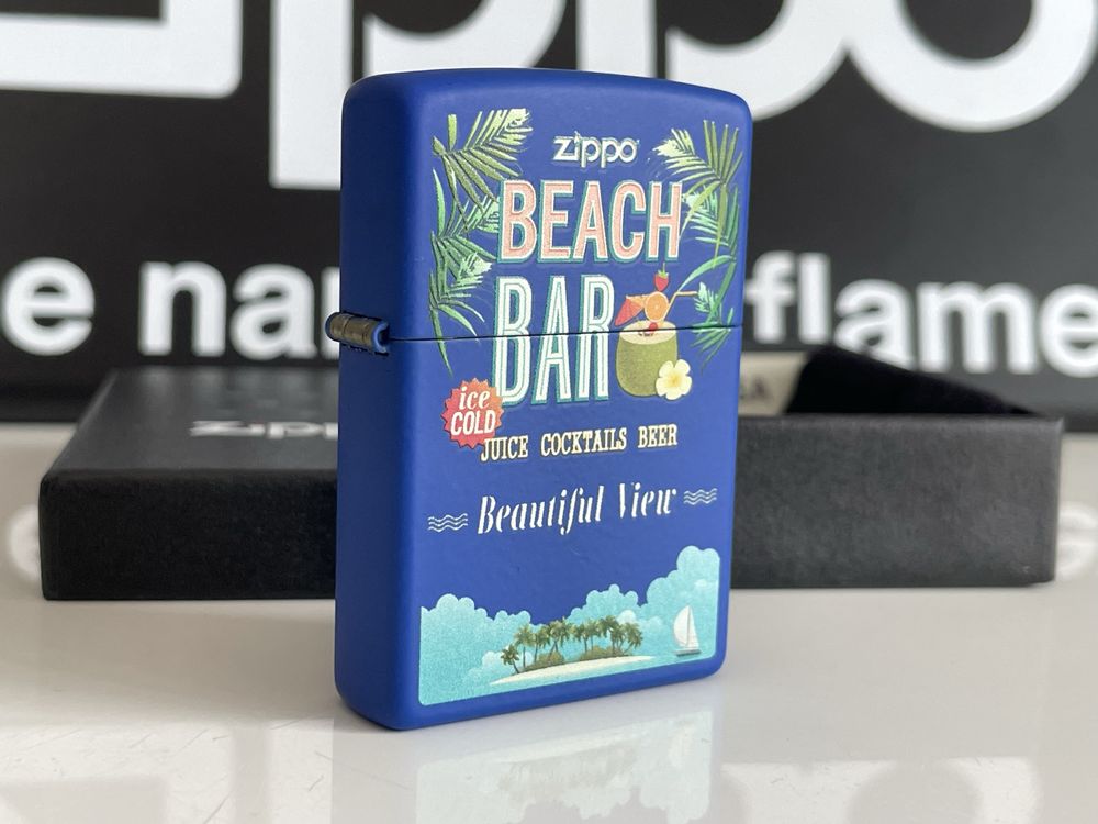 Zapalniczka Zippo 2016 Beach Bar, Royal Blue Matte, NOWA