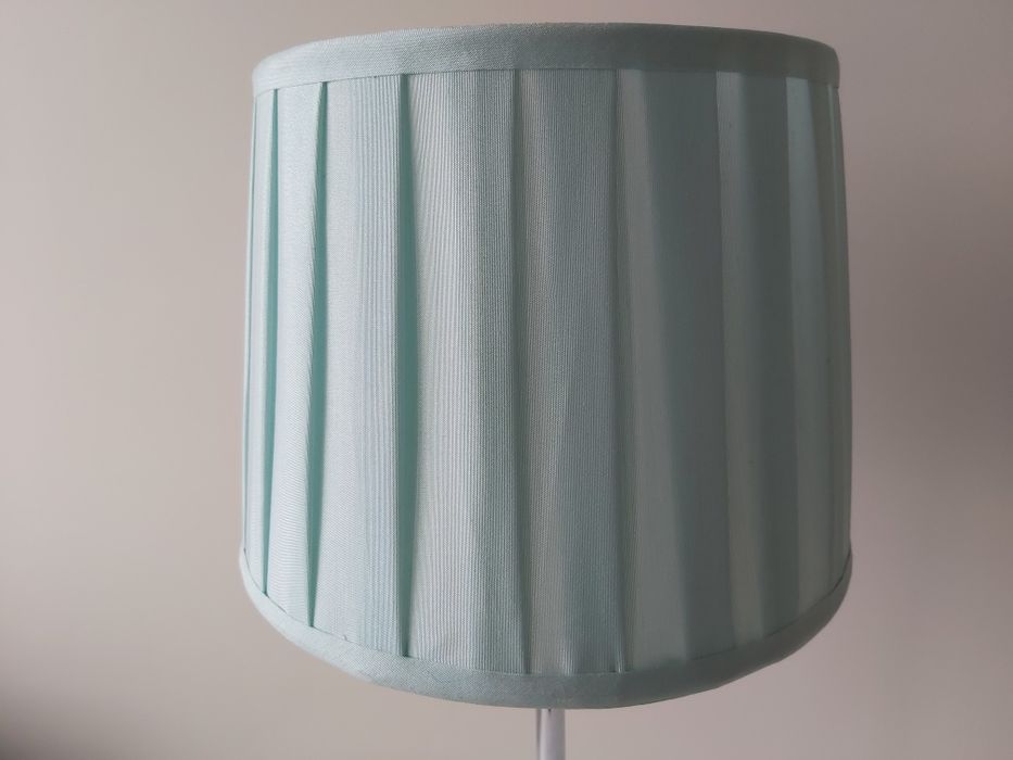 Home&You lampa stojąca nocna turkusowa z kryształami Glamour