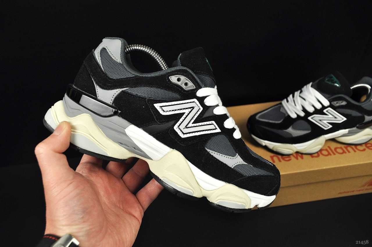 Кросівки жіночі New Balance 9060, замша/текстиль, різні кольори, 36-41