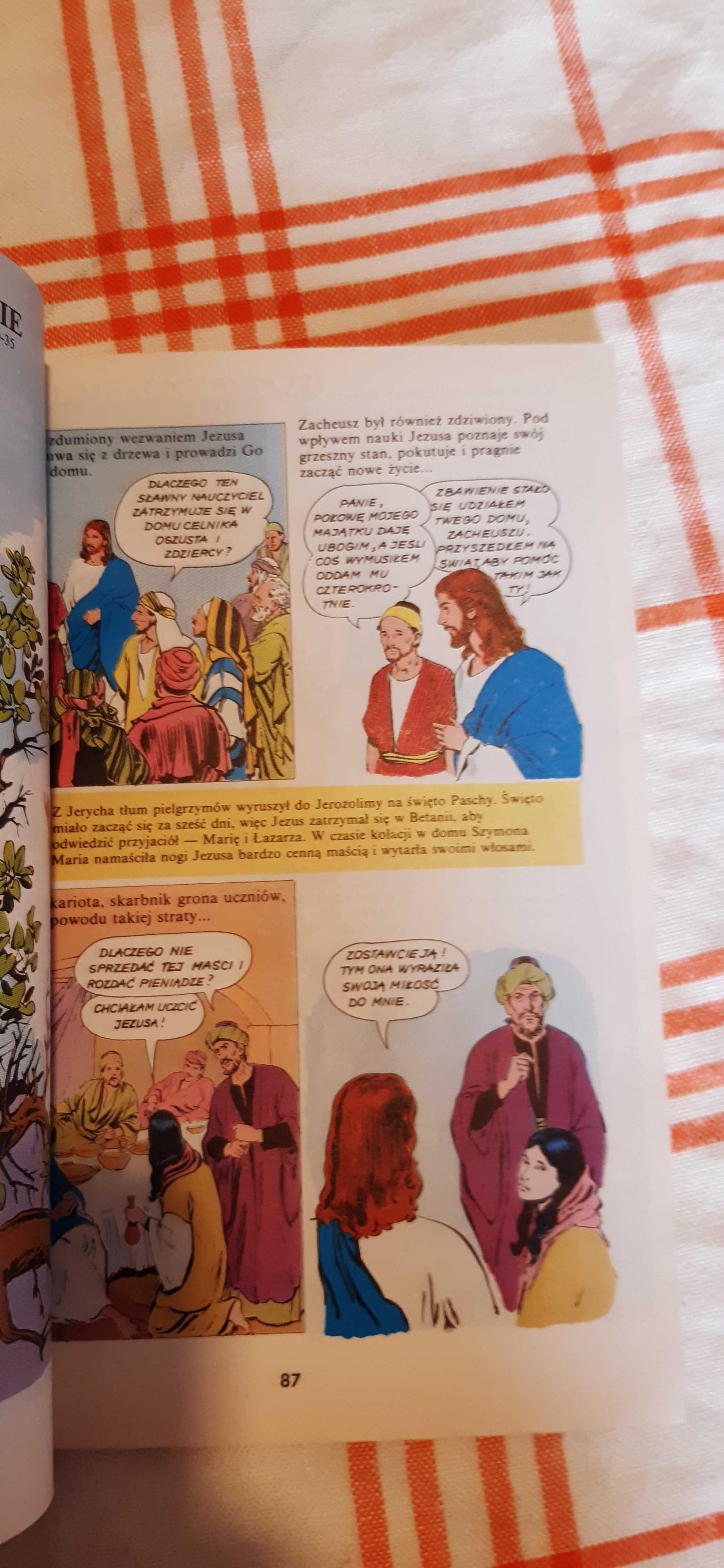 stary komiks nowy testament Biblia w obrazkach