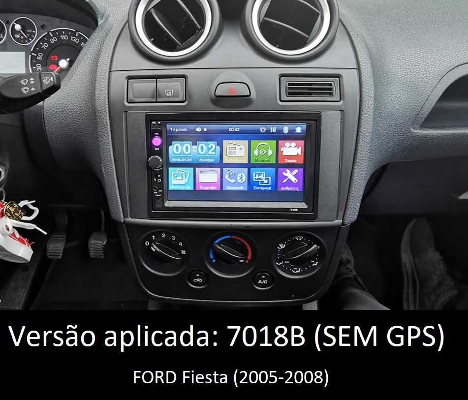 (NOVO) Rádio 2DIN • Ford Fiesta (2002 a 2008) • Android • MK5 [4+32GB]