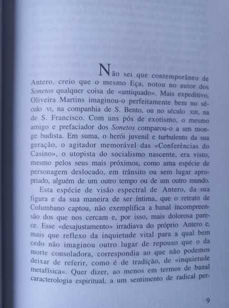 Antero ou a Noite Intacta - Eduardo Lourenço