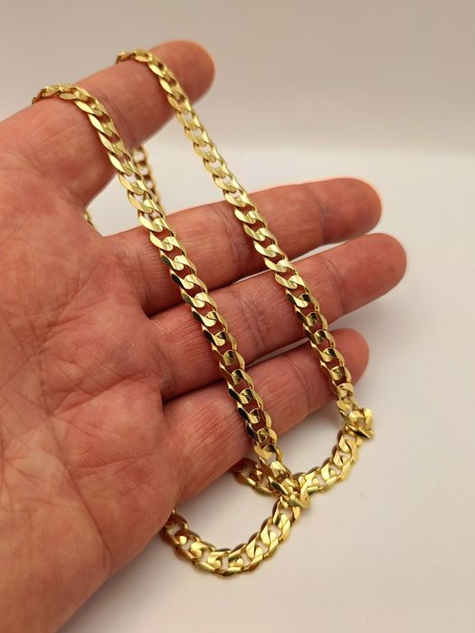 Złoty Łańcuszek Pancerka 60cm Pr.585 14K Nowy