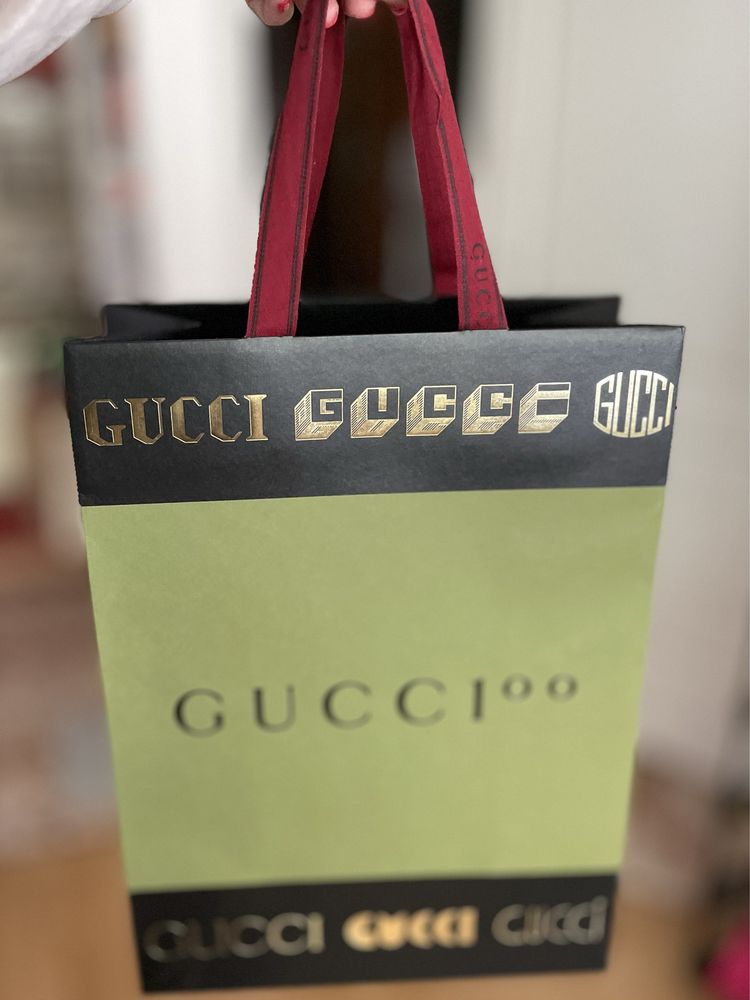 Papierowa torba Gucci oryginalna