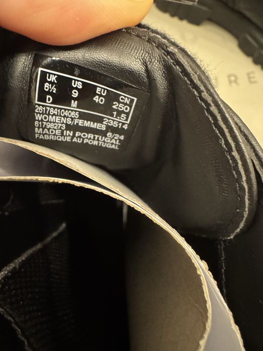 Шкіряні чоботи 40 рлзмір, 25 см