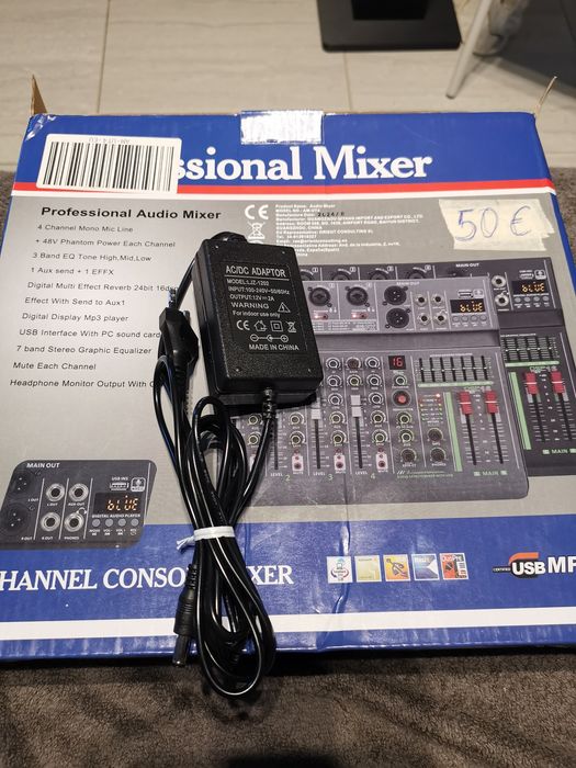 Mesa mistura 4 canais