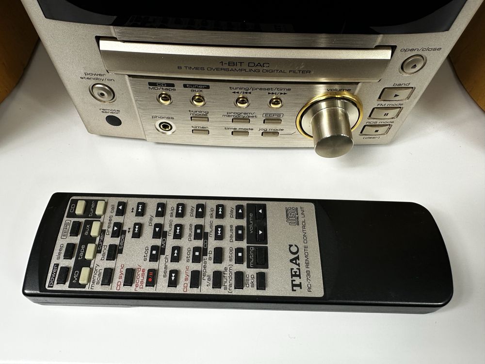 Mini wieża Teac CR-H100 + R-H100 & pilot