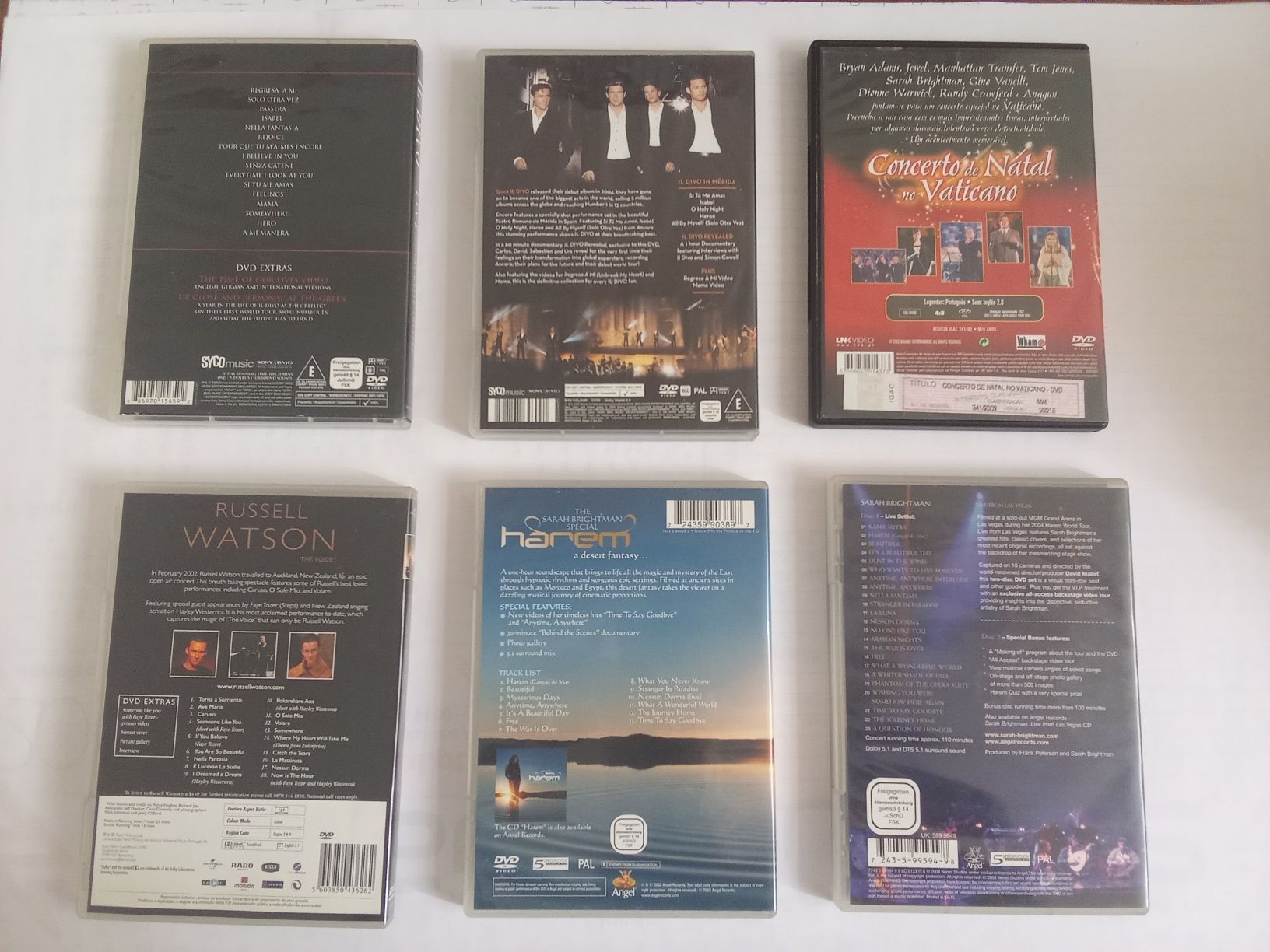 DVD,s de música clássica e ópera