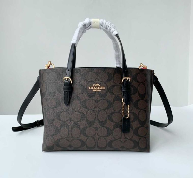 Шкіряна сумка Coach Mollie Tote