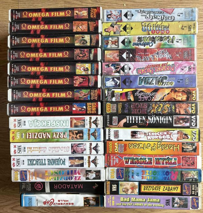 Kasety VHS, świetny stan.