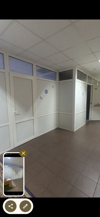 Межкомнатные металлопластиковые перегородки, двери