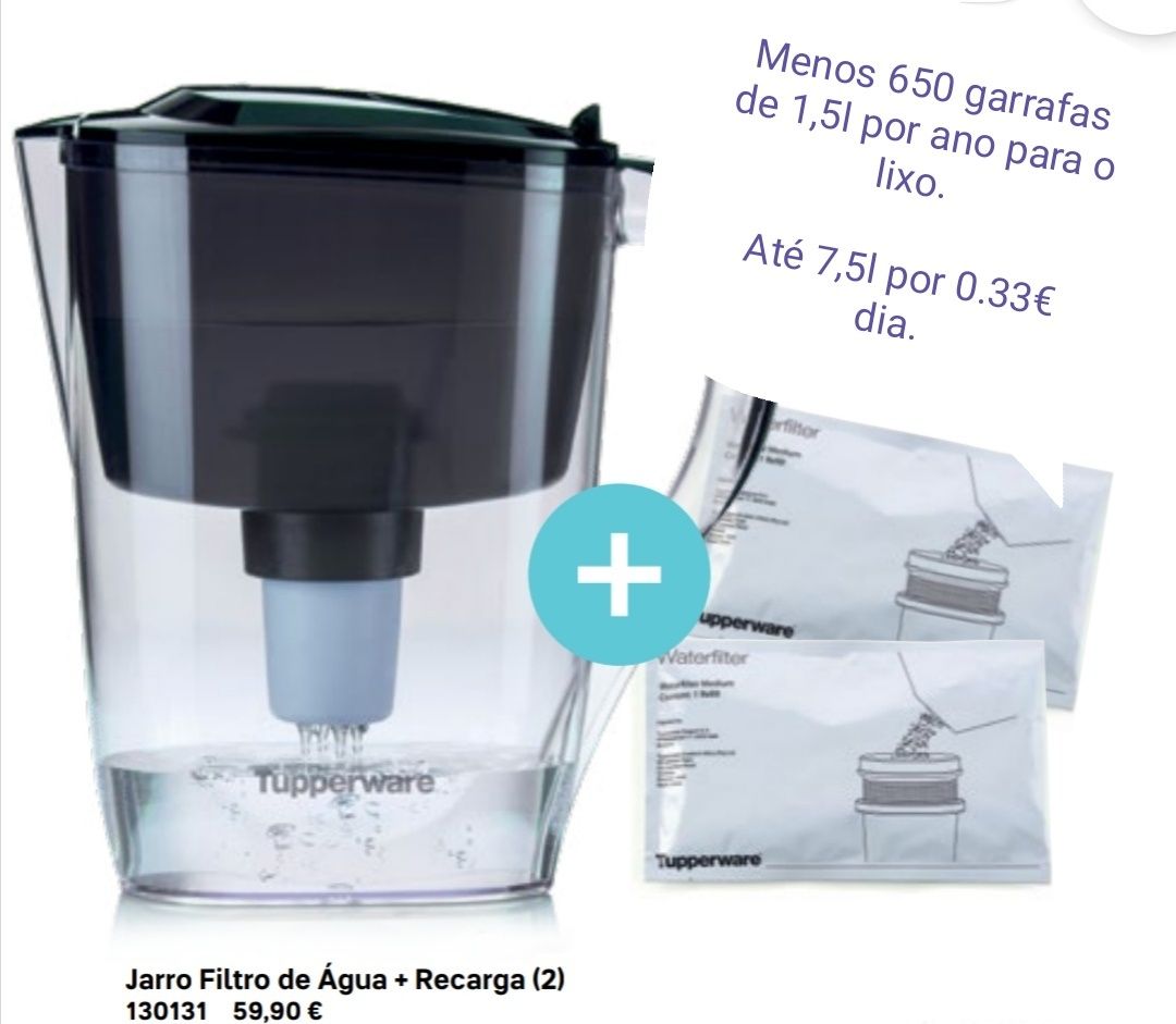 Jarro Filtro Àgua Tupperware