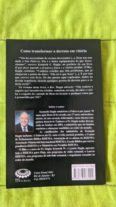 Livro: O que fazer quando a fé parece fraca e a vitória perdida