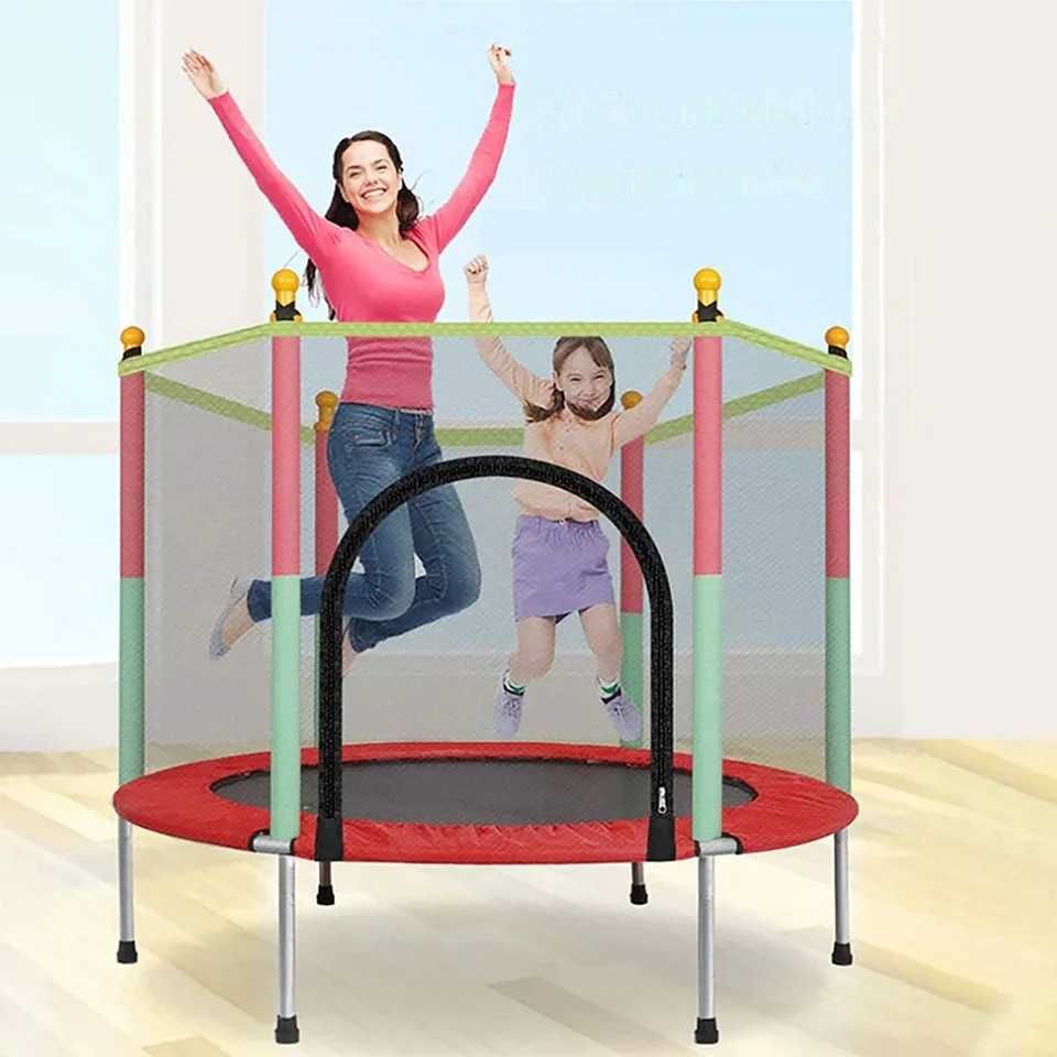 Trampolina, trampolina dla dzieci z siatką ochronną