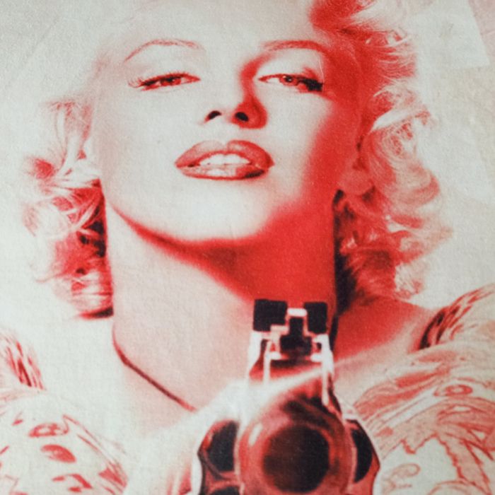 T-shirt z  realną grafiką Merlin Monroe,