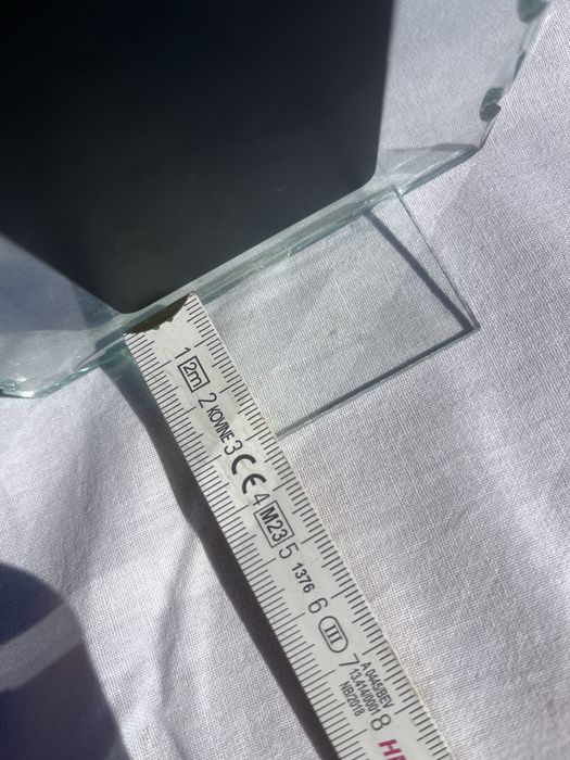 Srebrny obrazek na szkle