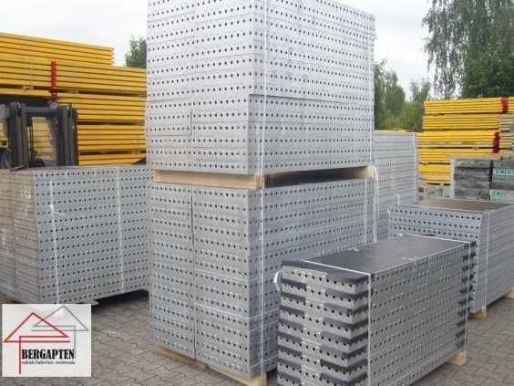 Szalunki fundamentowe, lekkie. Ręczny montaż 60 m2 szalunek Tekko