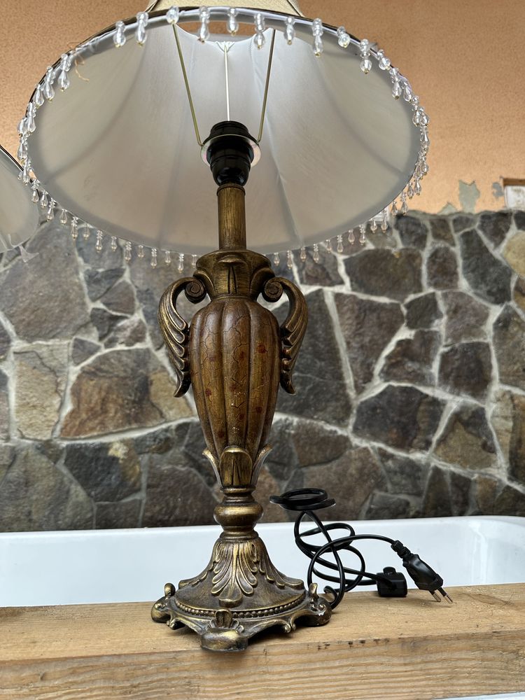 Лампи настільні лампи в спальню лампа барокко абажур