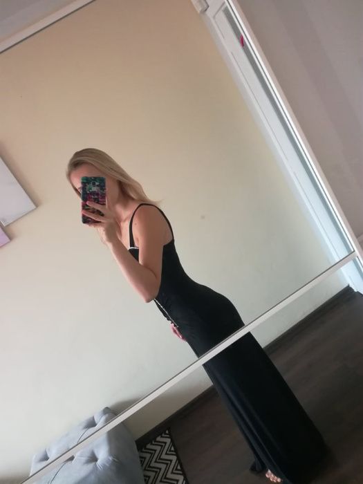 Elegancka sukienka wieczorowa, na studniówkę